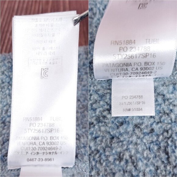 *READ* Patagonia Womens Size XXS Better Sweater 1/4 Zip Pullover Blue 25617 - Picture 13 of 15